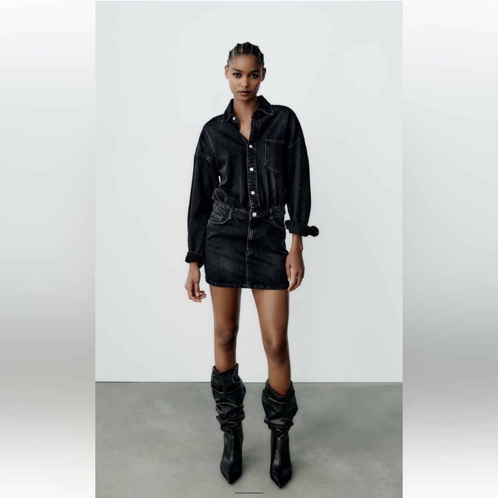 ZARA DENIM DRESS